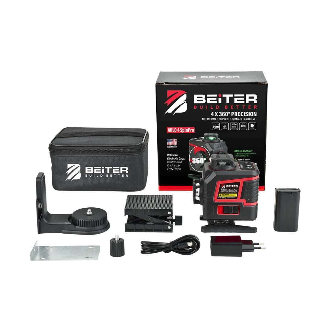 Beiter ARLO 4 SpinPro Compact 4D Green Laser Level