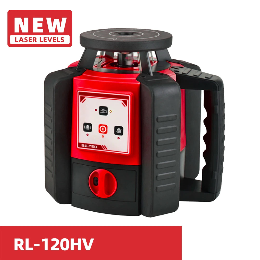 BEITER RL-100HV Professional Rotary Laser Level | Dual Axis Slope | 500M Range |