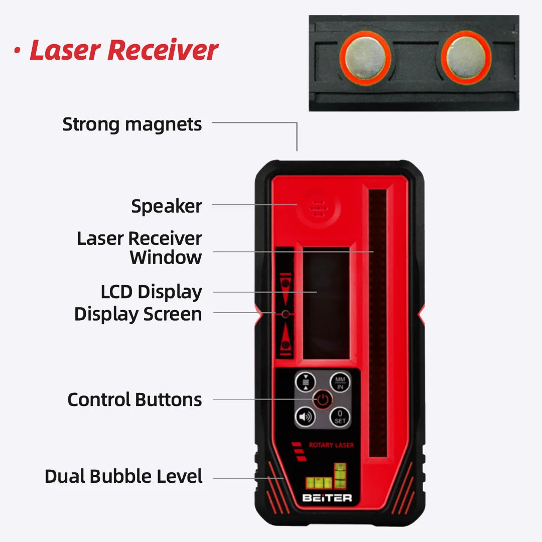 BEITER LP700 (Upgraded) Digital Precision Laser Receiver